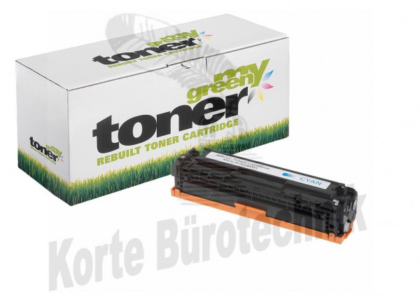 my green toner Toner-Kartusche cyan (132384) ersetzt 131A, 731C