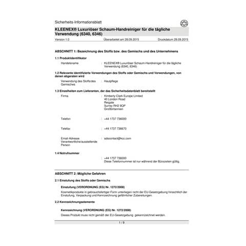 Flüssigseife Essential 1 Liter SCOTT 6340 Normal pink