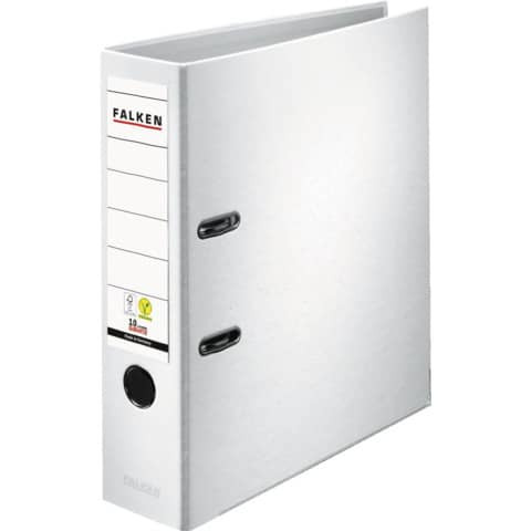 Ordner S80 8cm weiß FALKEN 9984030 PP-Color