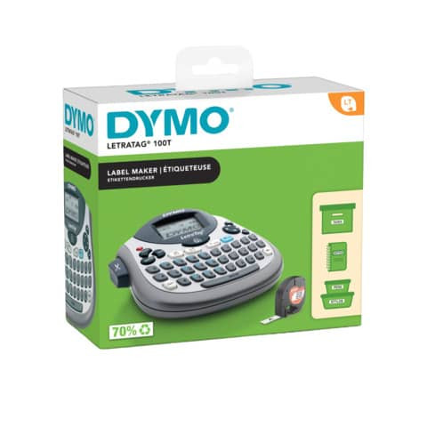 Beschriftungsgerät LT100T schwarz/blau DYMO 2174591 QWERTZ-Tastatur