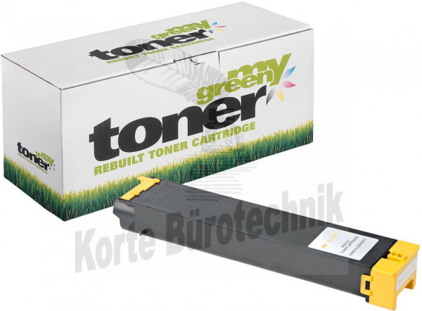 my green toner Toner-Kit gelb (210327) ersetzt MX-C38GTY