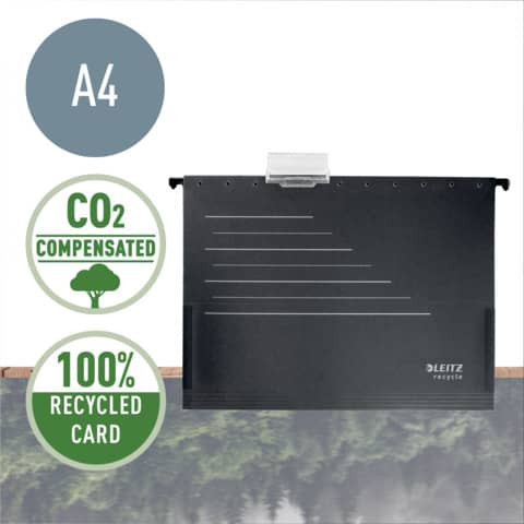 Hängetasche Alpha Recycle A4 schwarz LEITZ 1922-00-95