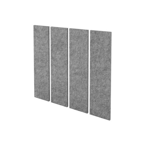 Wandelement Akustik grau HAMMERBACHER VAWP100/5 100x25x2,5 cm