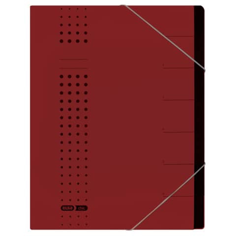 Ordnungsmappe Chic A4 7 Fächer bordeaux ELBA 400002021 42495BX