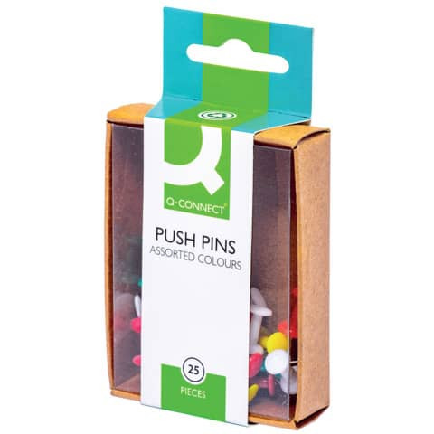 Pinnwandnadeln sortiert Q-CONNECT KF02029 DS25St