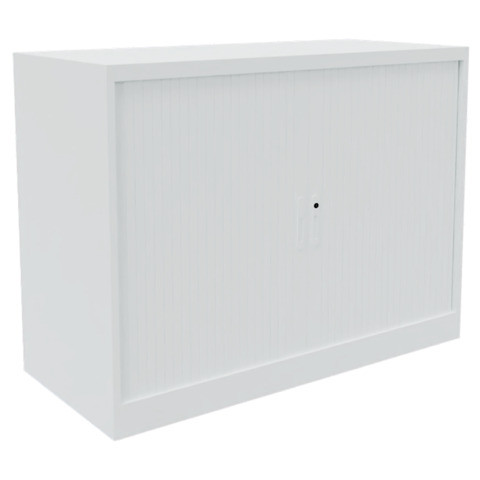 Rollladenschrank 2 OH Stahl weiß Q-CONNECT KF14183 RDK4063MONT.+VERT.