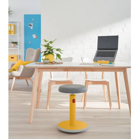 Hocker Cosy Sitz/Steh bis 110kg gelb LEITZ 6518-00-19 Ergo