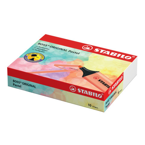 Textmarker Boss pastell sanftes orange STABILO 70/125