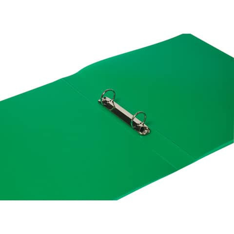 Schulordner A4 transluzent grün Q-CONNECT KF02484 2 Ring 25mm