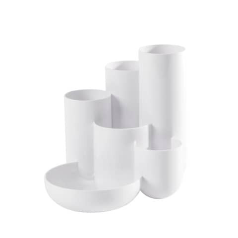 Schreibköcher CAMPUS weiß HAN 17480-12 5 Röhren