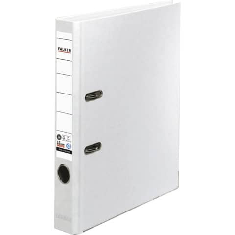 Ordner Papier A4 5cm weiß FALKEN 11286341 Recycolor