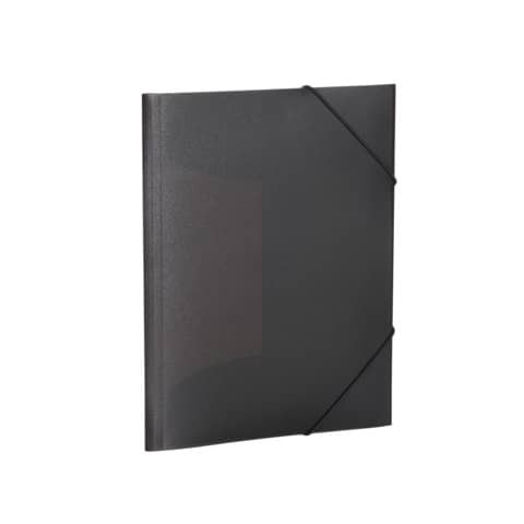 Gummizugmappe A4 PP transl. HERMA 19501 schwarz