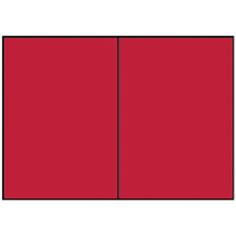 Briefkarte Paperado B6 HD PL rot matt RÖSSLER 16407236 240x169mm gerippt