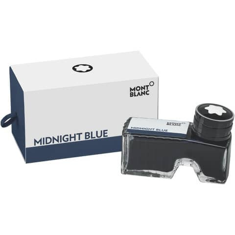 Tintenglas 60ml blau schwarz MONTBLANC MB128186/109204