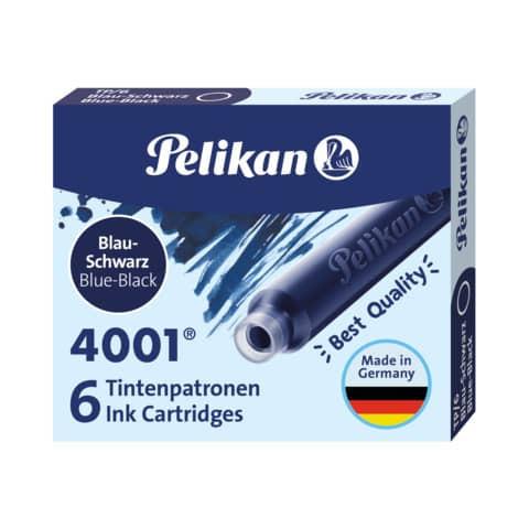 Tintenpatrone 4001 blauschwarz PELIKAN 100435989 301184 4001 TP/6