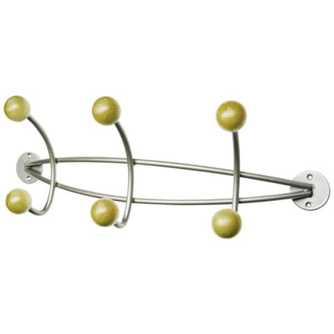 Wand-Kleiderhaken silber ALCO 2823 3 Haken