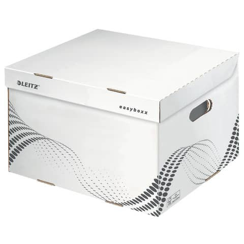 Archivkasten easyboxx L 17kg weiß LEITZ 6137-00-00