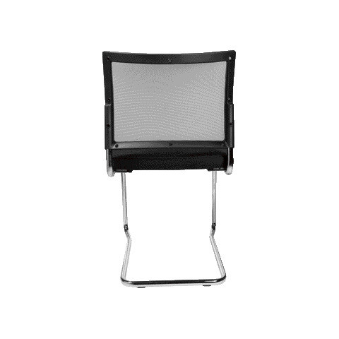 Besucherstuhl schwarz Visit 20 Net TOPSTAR NV490G200 Freischw.