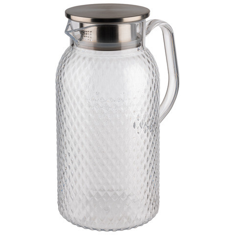 Saft- / Wasserkanne 1,8 Liter transp. APS 10693