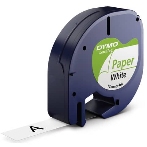Prägeband weiß/schwarz DYMO S0721510 12mm 4m