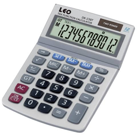 Tischrechner 106x133x26mm BxHxT LEO DK238 12-stellig