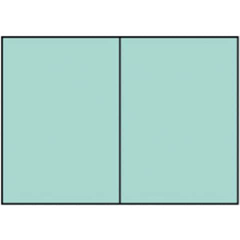 Briefkarte Paperado B6 HD PL karibik RÖSSLER 164072174 240x169mm gerippt