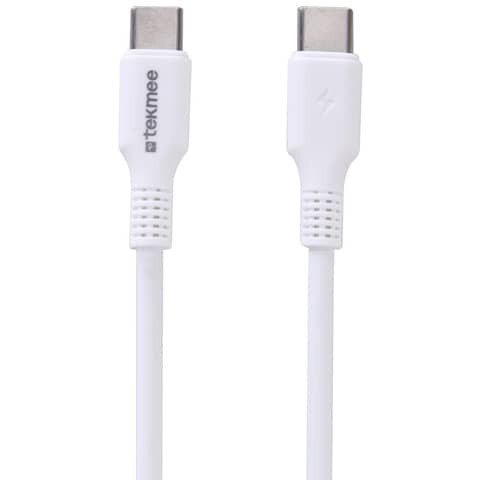 Ladekabel USB-C Nylon weiß TEKMEE 40 43 01 71