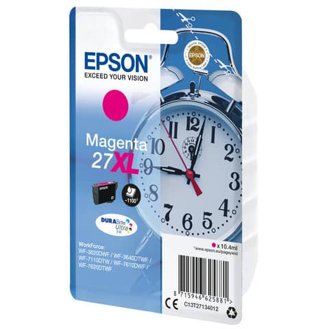 Inkjetpatrone Nr. 27XL magenta EPSON C13T27134012