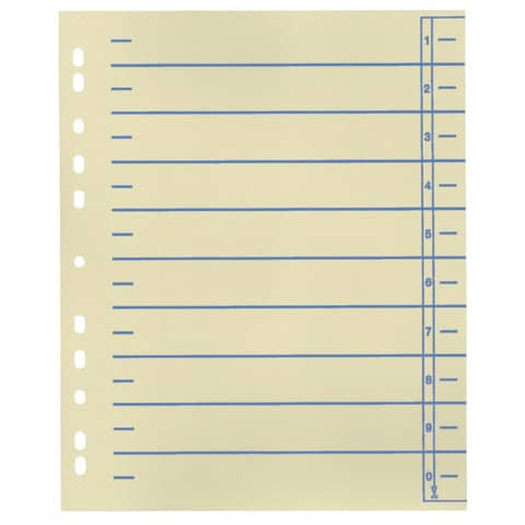 Trennblatt A4 100ST blau 9531104100 230g