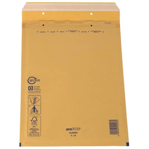 Luftpolstertasche 10ST braun 250x350 AROFOL 7/G 2FVAF000067