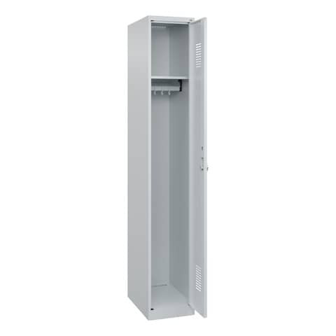 Garderobenschrank 1 Abteil h.grau CP 088055-10/RAL7035 S10002