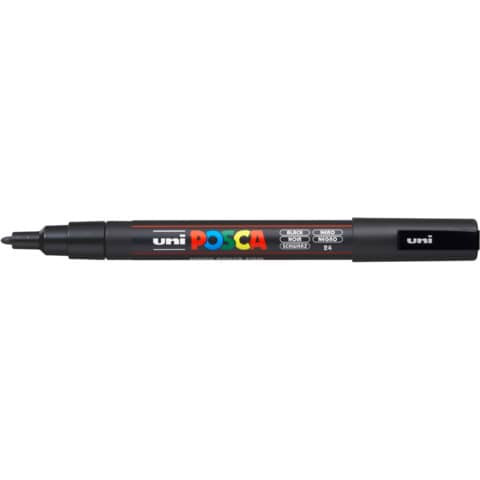 Pigmentmarker schwarz UNI-BALL 186599 PC-3M