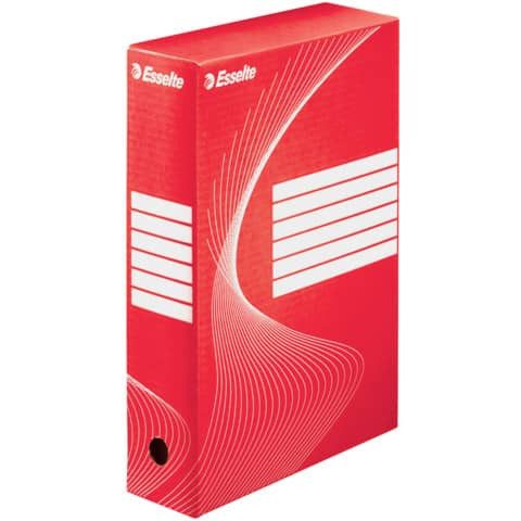 Archivbox 8cm rot ESSELTE 128412