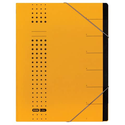 Ordnungsmappe Chic A4 7 Fächer gelb ELBA 400002022 42495GB