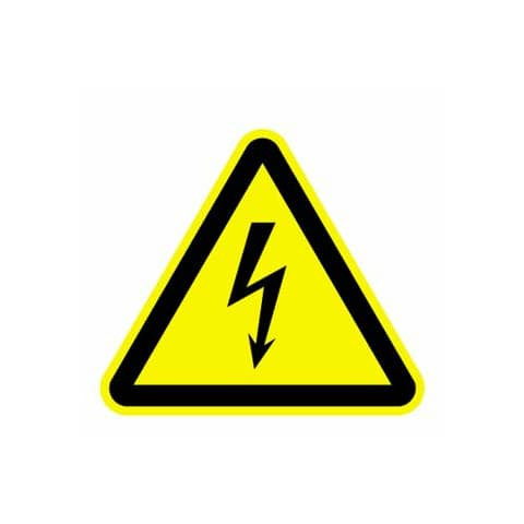 Warnung vor elektrischer Spannung MOEDEL 58017 ISO 7010, Folie 100mm