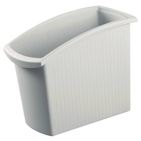 Papierkorb Mondo eckig l.grau HAN 1840-11 18l