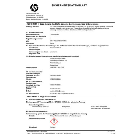 Inkjetpatrone Nr.935XL cyan HP C2P24AE