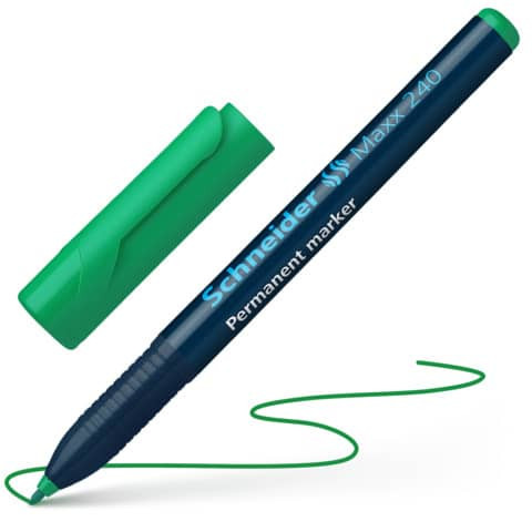 Permanentmarker Maxx 240 1-2mm grün SCHNEIDER SN124004