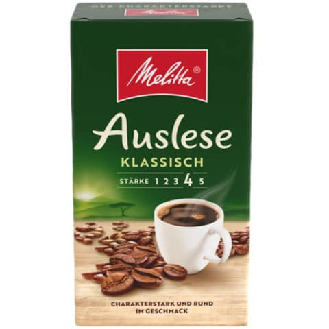 Kaffee Melitta Auslese 500g gemahlen MELITTA 528883 klassisch