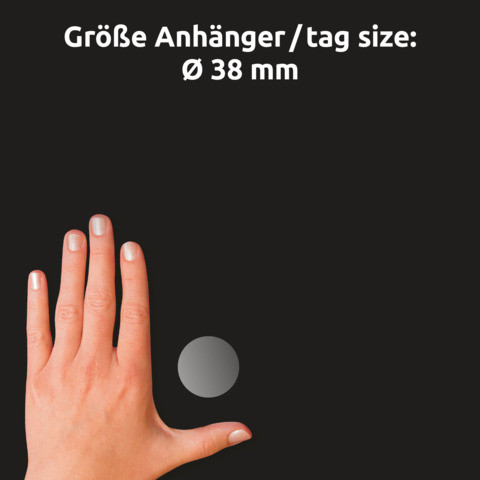 Verschlussetikette Ø38mm transparent AVERY ZWECKFORM 51067 25 Blatt