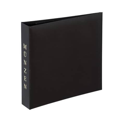 Münzalbum Kunstleder schwarz PAGNA 30220-01 24x25cm 520-524