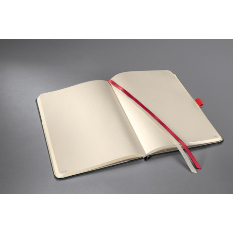 Notizbuch Look ca.A5 Casual grey-red SIGEL CO695 Dot-Lineatur Hardcover