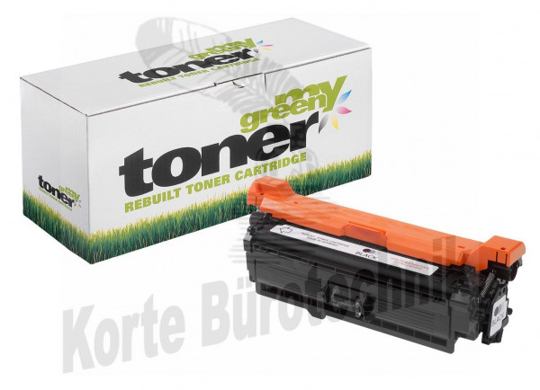 my green toner Toner-Kartusche schwarz HC (131240) ersetzt 504X, 723H