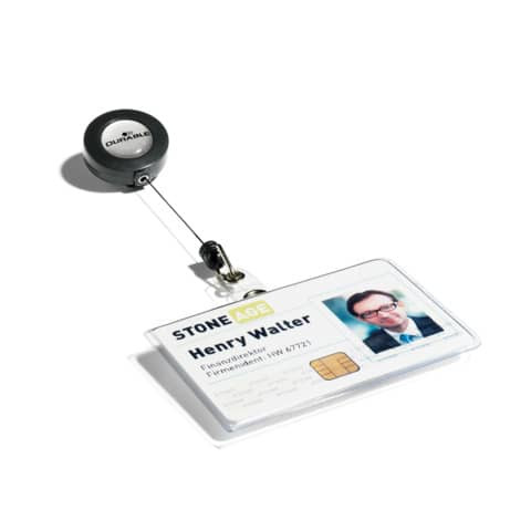 Namensschild 54x90mm DURABLE 8016 19 10St