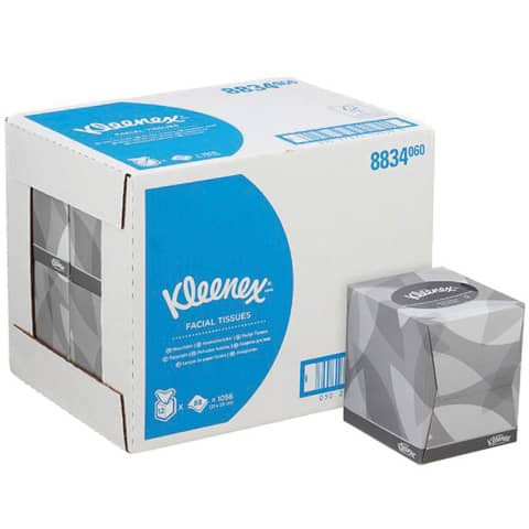 Kosmetiktücher Box 88ST weiß KLEENEX 8834 2-lagig
