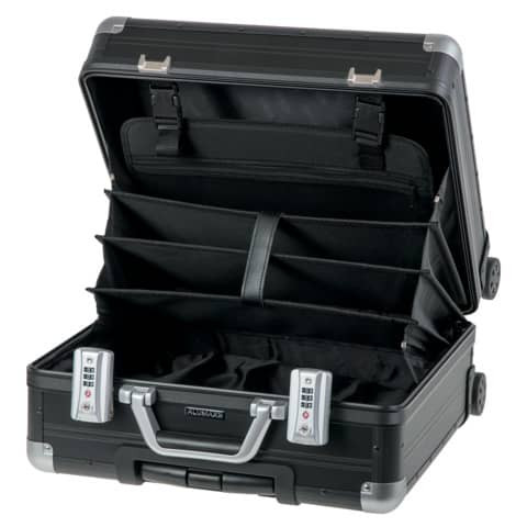 Business Trolley GEMINI schwarz matt ALUMAXX 45173