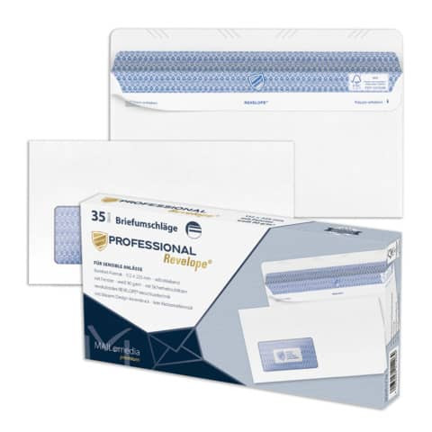 Briefhülle 112x225mm 35ST weiß PROFESSIONAL 30051774