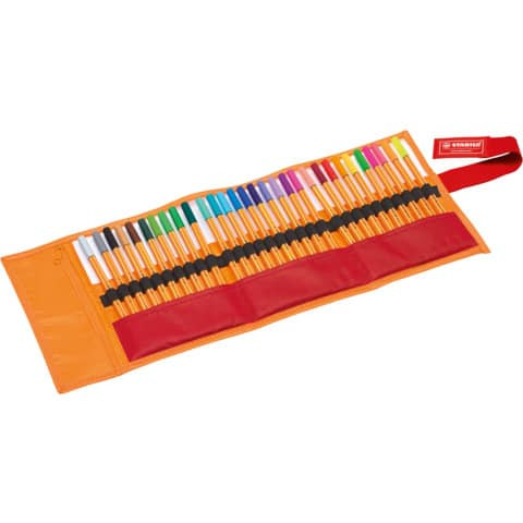 Feinliner point 88® EF 0,4mm Neon+Stand STABILO 8830-2 Rollerset 30 Stück