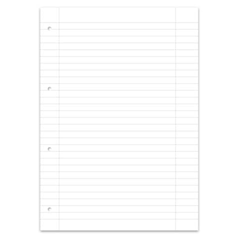 Briefblock A4 50BL Lin27 ECF liniert STAUFEN STYLE 040450027 4Löcher beids.RD