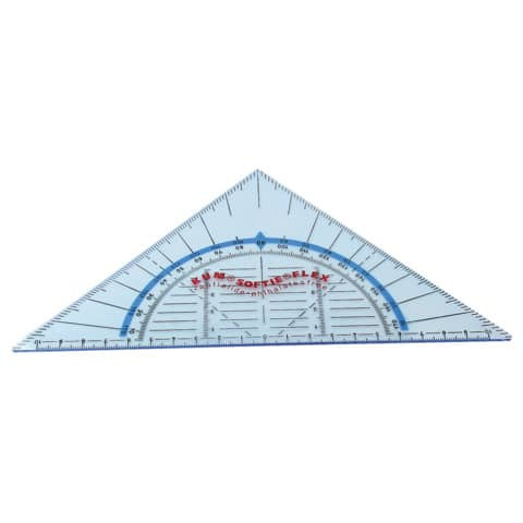 Geometriedreieck SoftieFlex 22cm KUM 225.13.19 Tag Bag